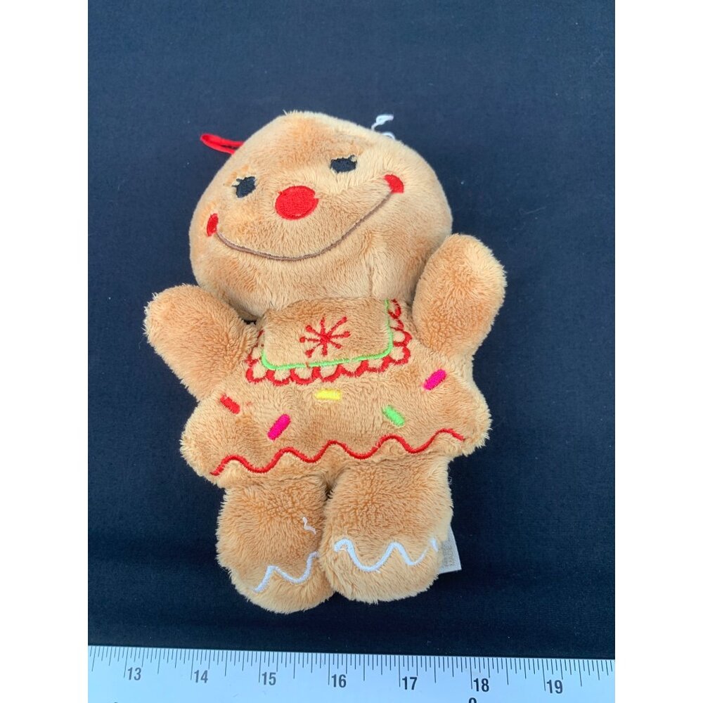 Dan Dee Gingerbread Lightly Scented Ornament Plush - 2016 Holiday Decor Girl wit